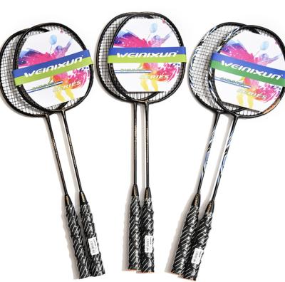 China Eastic & Logo High Quality Full Carbon New Style Durable Racket Badminton Graphite Different Colors Customized Bag OEM Custom Frame PCS for sale