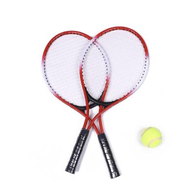 China ChildrenTraining Hot Sale Steel Tennis Racket Set Customized Logo Balance Color Combo For Beginners for sale