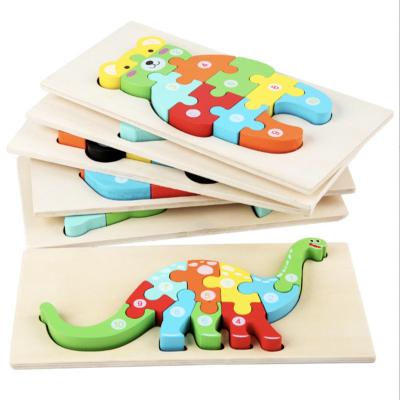 China Educational Wooden Toy 18 Types Cartoon Hand Puzzle Board Alphabet Train Developmental Educational Toys Games For Children for sale