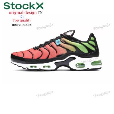 China Cushioning In Genuine Max Plus TN Running Shoes Authentic Se Triple Max Plus TN Running Shoes Triple White Black Blue Mens Running Shoes Outdoor Sneakers for sale