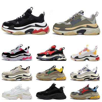 China Fashion Trend Brand Designer Air Cushion Unique Chunky Retro OG Luxury Running Sports Triple S Balencia Zapatillas Sneakers for sale