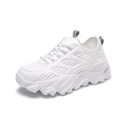 China Cushioning 2022 designer brand soft breathable sneaker style running shoes woman thick sole walking sports shoes for sale