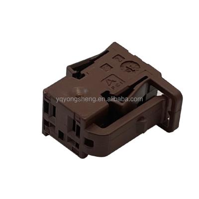 China 30236652 13597381 2.8mm Automotive 4 Pin Automotive Connectors Female Housing Brown Color for sale