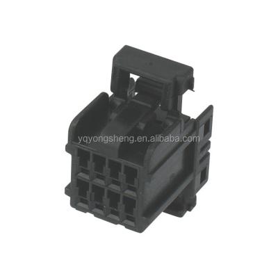 China Automotive 8 Pin Female Black Plastic Wire Harness Electrical Housing Connector 174044-2 for sale