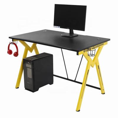 China Other Gaming Desktop Personal Computer Desk With Cup Holder And Earphone Hook Gamer Workstation Gaming Table for sale