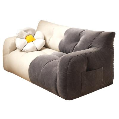 China Modern Sofa Chair Simple Modern Leisure High End Window Floor Lazy Fabric Cover Device Couch Bed for sale