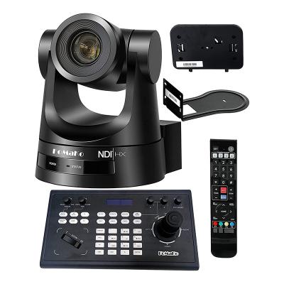 China NDI PTZ Camera Bundle 20X HDMI 3G-SDI IP PoE HDMI PTZ Camera Controller for Worship Church + PoE IP PTZ Keyboard BN201 for sale