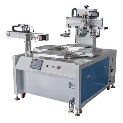 China Garment Shops MT Brand Automatic Rotary Plate Flat Pneumatic Screen Printing Machine With 4 Station Used For Mobile Phone Case Memory Card for sale