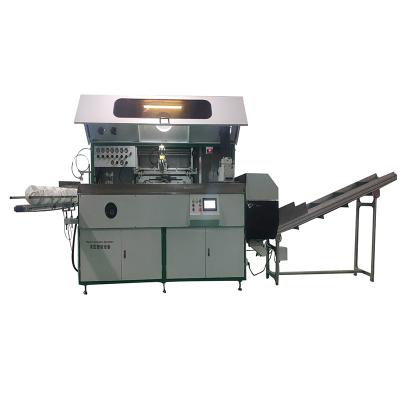 China Factory Matal-Pre-printing Fire Flame Treatment With UV Barrel Solid Bottle Light System Automatic Screen Printing Machine for sale