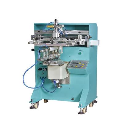 China Automatic Hotels Matal-Semi Paper Cup Screen Printing Machine For Plastic Cup Bottle Glass Plastic Bottle Curved Outdoor Printer for sale