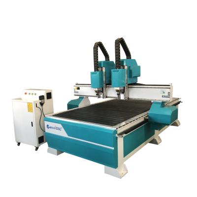 China 1530 ACRYLIC ACRYLIC WOOD ACRYLIC ALUMINUM Woodworking CA-1325 Woodworking CNC Wood Engraving Cutter Router Machine Dual Axis Two Heads MDF CA-1325 for sale