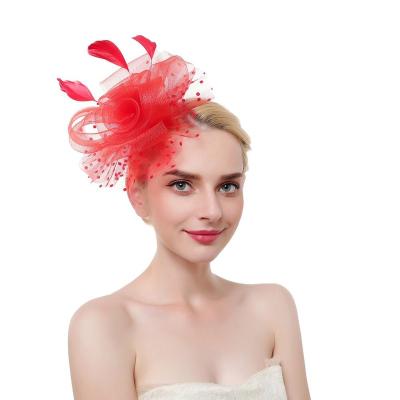 China 2022 Fascinators And Plush Hats Women Church Hats Wedding Paper Party Hat for sale