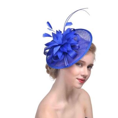 China 2020 Plush Feather Headdress Kentucky Derby Decorations Hats Fascinator for sale