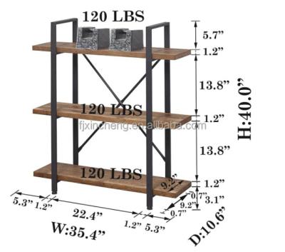 China Square Three Tiers Modern Household Best Price Shelving Shelves For Warehouses Garage Shelf Warehouse Rack Household for sale