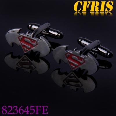 China Super Hero Cufflink Superhero Bat Hero Cufflink For Men's Popular Cufflinks Wholesale for sale