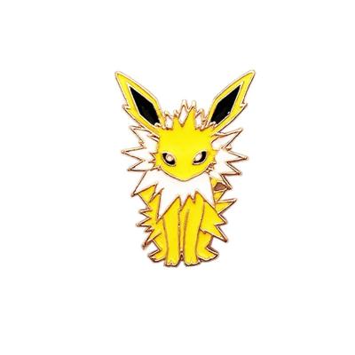 China sweet childhood pokemon 3D cartoon anime memories little dragon dripping brooch collar pin badge for sale