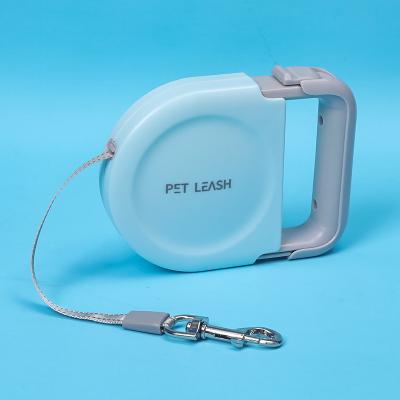 China New Design Wholesale Custom Outdoor Foldable Handle Personalized Retractable Dog Leash for sale