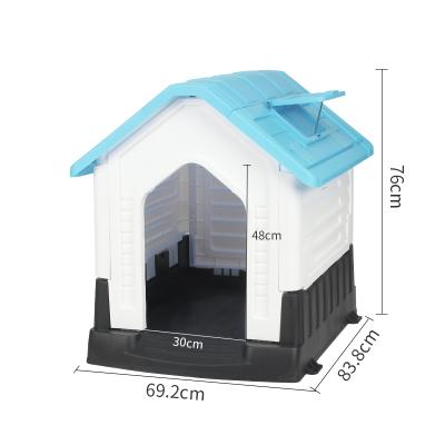 China Environmentally friendly breathable, easy to clean and simple to assemble large pet house indoor plastic dog kennel for sale