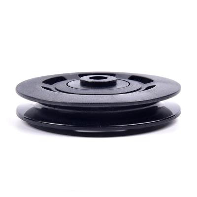 China Hotels Cast Iron Spc 280mm Nylon Groove Belt Pulley For Industrial Heavy Equipment for sale