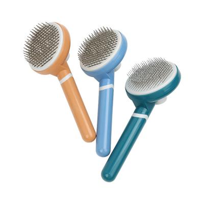 China Sustainable Self-Cleaning Suitable For Cats And Dogs 2023 New Products Pets Hair Comb Brush Grooming for sale