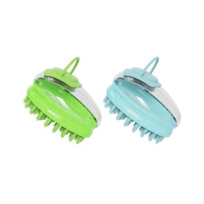 China Sustainable Massage Silicone New Arrival Pet Shower Silicone Bath Massager Brush for sale