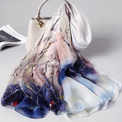 China New Fashion Shawl Summer Travel Sunscreen Scarf Female Silk Beach Towel Spring Warm Scarf Holiday Decoration Spring for sale