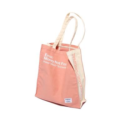 China China Factory High Quality American Style Street Fashion Cotton Canvas Tote Bag for sale