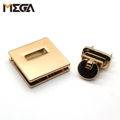 China Custom Metal Purse Twist Fashion Bag Clip Locks For Handbags Pinch Locks Purse Lock for sale