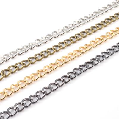 China Garment\jeans\DIY\bags\overcoat factory supply selling gold silver metal purse shoulder belt cross - body chain strap custom chain for bag for sale