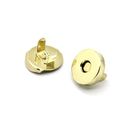 China Sustainable Gold Custom Magnetic Button For Bags And Purses for sale