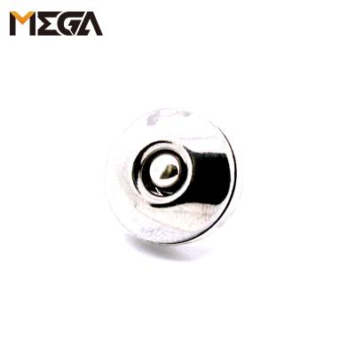 China Factory Supply Silver Viable Color Round Magnetic Button For Purse Metal Buttons Supply Eyelets Button for sale