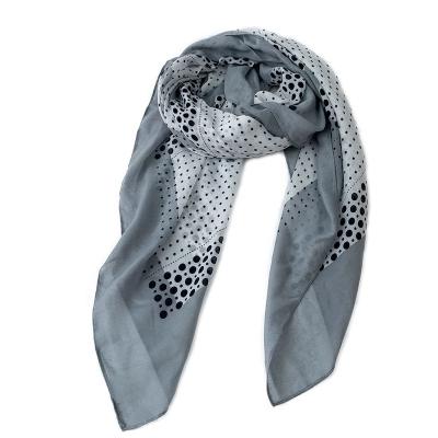 China Newest Style High Quality Polka Dot Square Hijab Wrap For Women Islamic Muffler Shawls Stoles for sale