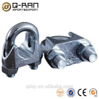 China Iron Galvanized Wire Rope Malleable Screw Clip DIN 741 With High Quality for sale