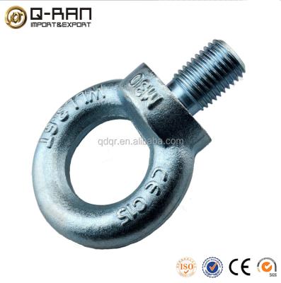 China C15 DIN 580 Different Large Galvanized Iron Eye Bolt With Drywall Anchor for sale