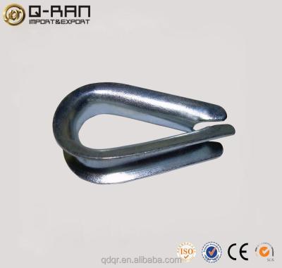 China Heavy Duty Carbon Steel G414 U.S. Type Extra Wire Rope Thimble for sale