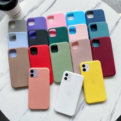 China 2020 High Quality TPU Phone Cases For Iphone12 PRO max 6.7Inch Colorful Candy Back Covers For Iphone12 PRO Case 12 For iphone series for sale