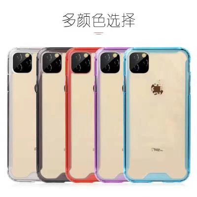 China New sale 1.5mm thickening typesuper hot eco-friendly transparent acrylic color edge protection phone cases for sale