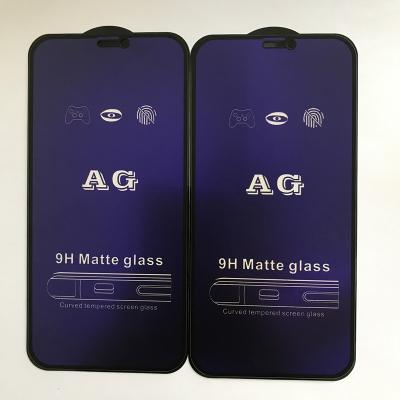 China Anti-fingerprint for iphone 13 por ag max purple light frosted matte shine protective film for iphone/Samsung/Huawei/oppo/vivo series for sale