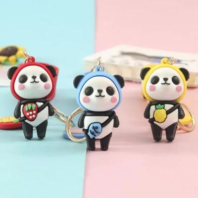 China 2022 Hot Selling Bing Winter Beijing Key Chain Durable HOT Panda Custom Game Mascots Key Chain for sale