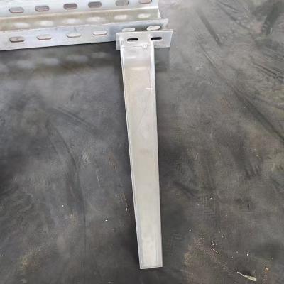 China Wall Mounted Silver Cable Tray Parts for Cable Protection and Management for sale