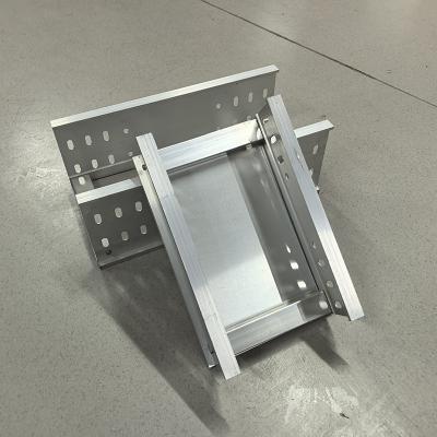 China Medium Duty Aluminum Cable Tray Sizes 100mm-1000mm Cable Tray Slotted for sale