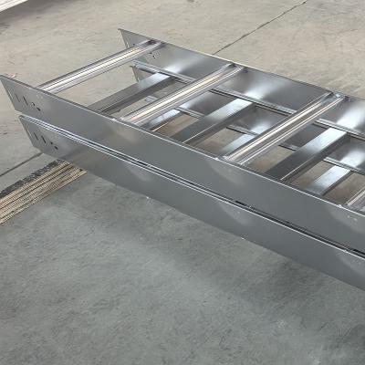 China 50mm-200mm Height Ladder Type  Metal Cable Trough With Good Ventilation And High Corrosion Resistance for sale