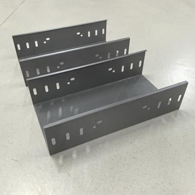 China Slotted Cable Tray In Steel Material 50mm Height 3m Length For Heavy Duty Cable Management for sale