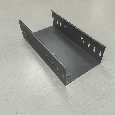 China Steel Slotted Cable Tray Mounting Brackets Included Suitable For Outdoor Cable Support Tray for sale