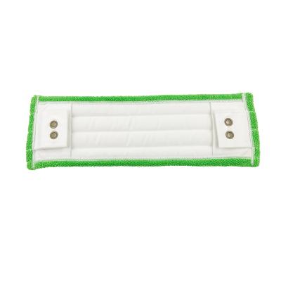 China Sustainable Good Quality Wholesale Household Microfiber Easy Cleaning Mop Pads Flat Mop Daily Cleaning Pad for sale