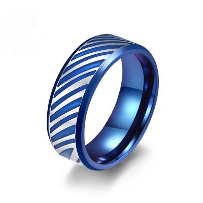 China New FASHIONABLE Original Style Stainless Steel Rings Carve Edge Mens Statement Rings Monster Claw Pattern Engagement Ring for sale