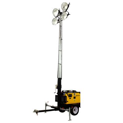 China Hot Selling Sports Stadiums 1200W 4000W Trailer Led Light Towers for sale