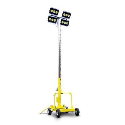 China Sports Stadiums Cheap Price Diesel Mobile Light Tower For Sale With Silent Small Diesel Generator for sale