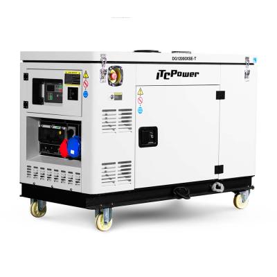 China V-twin cylinder 10kva silent diesel generator with nice price 30L for sale