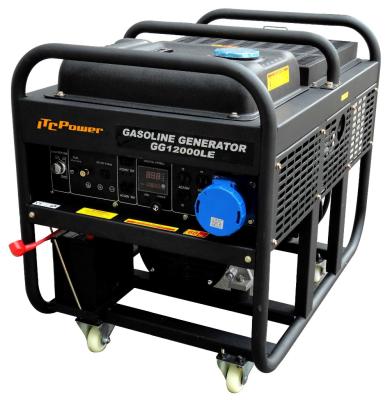 China china made 9kw / 11.3kva air cooled gasoline generator GG12000LE-3 for sale